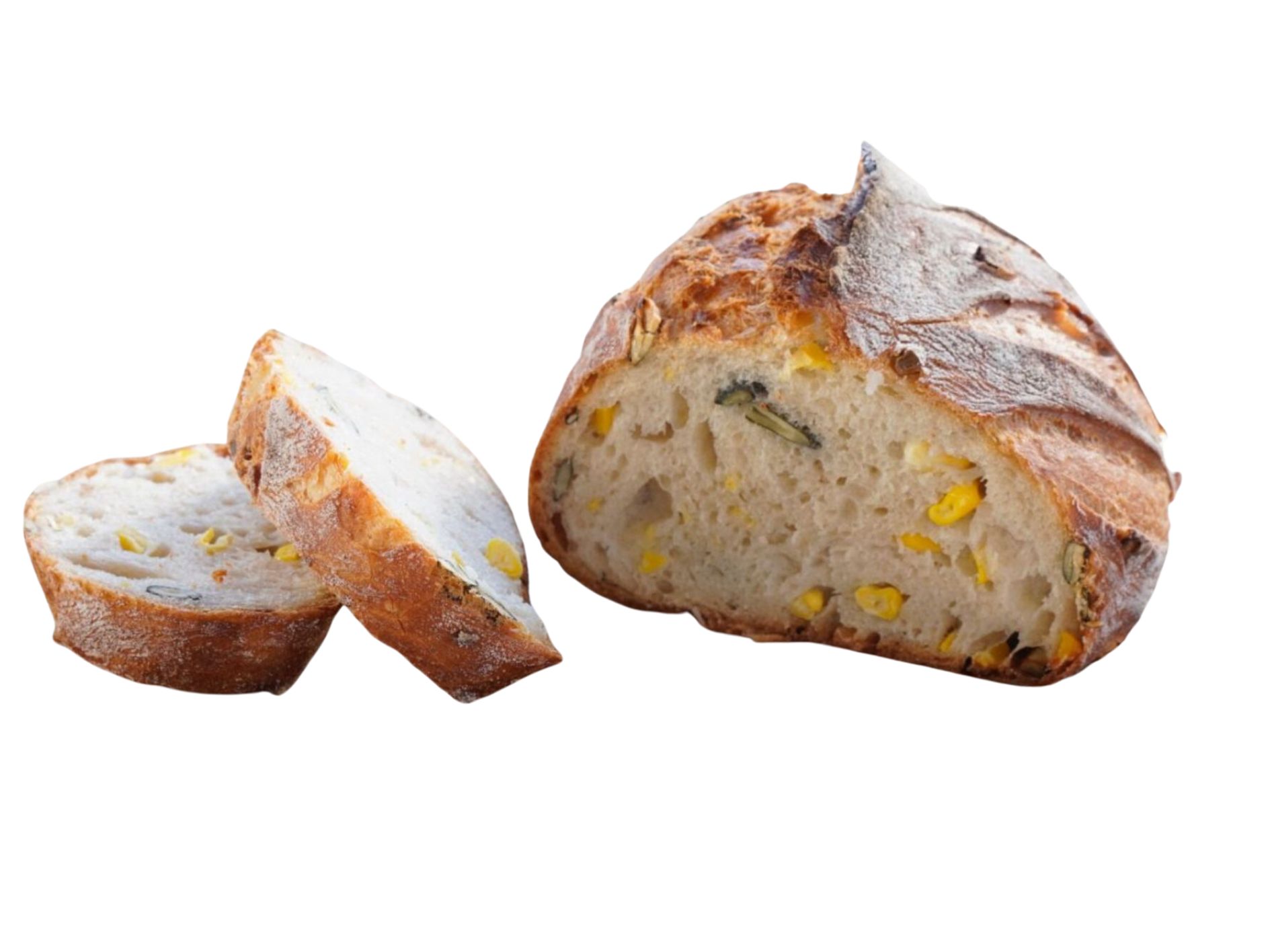 Maisbrot mit Kürbiskernen